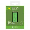 1 x 6F22/9V GP ReCyko+ 200 Series 200mAh 1 x 6F22/9V GP ReCyko+ 200 Series 200mAh