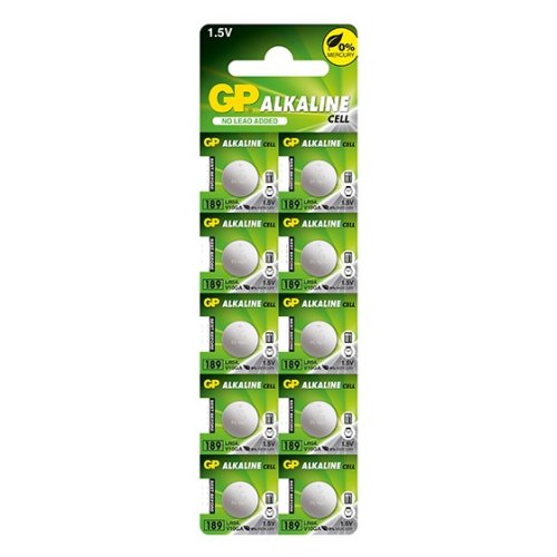 10 x bateria alkaliczna mini GP 189 / G10 / LR54 10 x bateria alkaliczna mini GP 189 / G10 / LR54