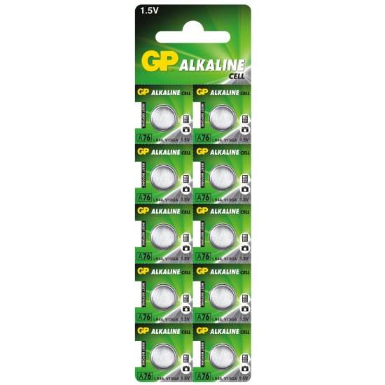 10 x bateria alkaliczna mini GP A76 / G13 / AG13 / L1154 / LR44 / 157 / V13GA / RW82 10 x bateria alkaliczna mini GP A76 / G13 / AG13 / L1154 / LR44 / 157 / V13GA / RW82