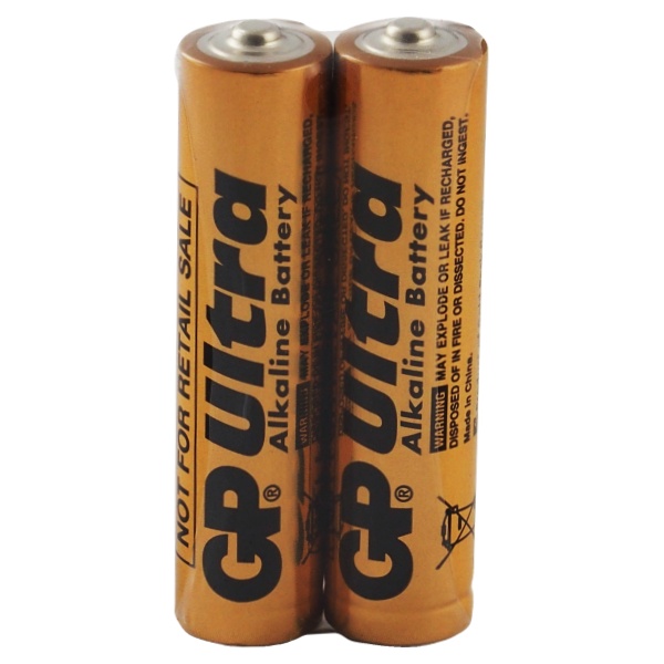 2 x bateria alkaliczna GP Ultra Alkaline Industrial LR03/AAA (taca) 2 x bateria alkaliczna GP Ultra Alkaline Industrial LR03/AAA (taca)