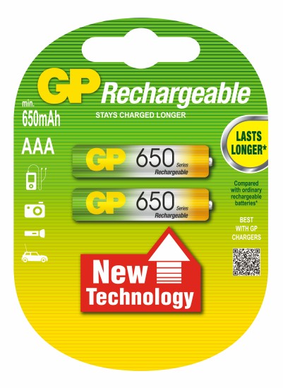 2 x akumulatorki GP R03 AAA Ni-MH 650 2 x akumulatorki GP R03 AAA Ni-MH 650