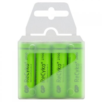 4 x akumulatorki R6/AA GP ReCyko+ 2700 Series 2600mAh (box) 4 x akumulatorki R6/AA GP ReCyko+ 2700 Series 2600mAh (box)