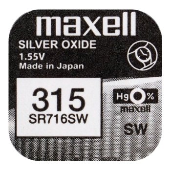 bateria srebrowa mini Maxell 315 / 314 / SR 716 SW bateria srebrowa mini Maxell 315 / 314 / SR 716 SW