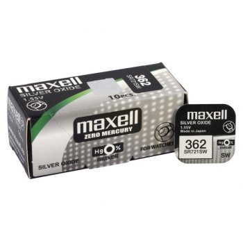 bateria srebrowa mini Maxell 362 / 361 / SR 721 SW / G11 bateria srebrowa mini Maxell 362 / 361 / SR 721 SW / G11