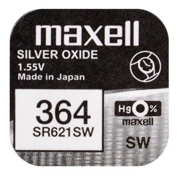 bateria srebrowa mini Maxell 364 / SR 621 SW / G1 bateria srebrowa mini Maxell 364 / SR 621 SW / G1