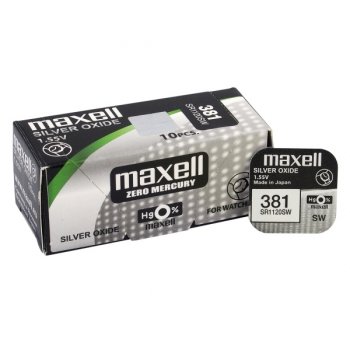 bateria srebrowa mini Maxell 381 / 391 / SR 1120 SW / G8 bateria srebrowa mini Maxell 381 / 391 / SR 1120 SW / G8