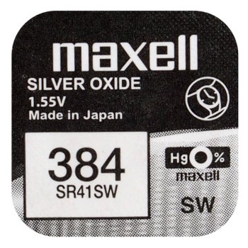 bateria srebrowa mini Maxell 384 / 392 / SR 41 SW / SR 736 SW / G3 bateria srebrowa mini Maxell 384 / 392 / SR 41 SW / SR 736 SW / G3