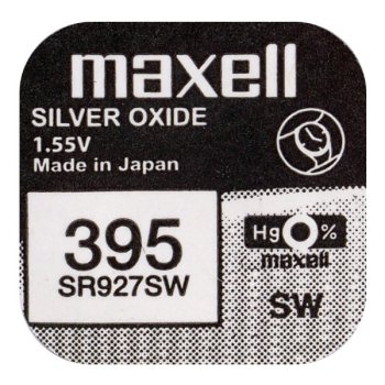bateria srebrowa mini Maxell 395 / 399 / SR 927 SW / G7 bateria srebrowa mini Maxell 395 / 399 / SR 927 SW / G7