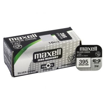 bateria srebrowa mini Maxell 395 / 399 / SR 927 SW / G7 bateria srebrowa mini Maxell 395 / 399 / SR 927 SW / G7