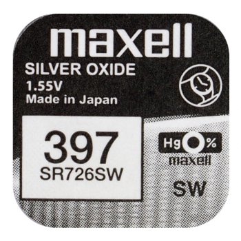bateria srebrowa mini Maxell 396 / 397 / SR 726 SW / G2 bateria srebrowa mini Maxell 396 / 397 / SR 726 SW / G2