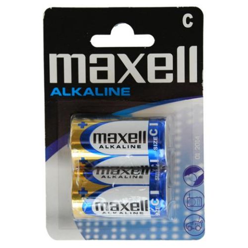 2 x bateria alkaliczna Maxell Alkaline LR14/C 2 x bateria alkaliczna Maxell Alkaline LR14/C