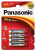 4 x Panasonic Alkaline PRO Power LR03/AAA (blister) 4 x Panasonic Alkaline PRO Power LR03/AAA (blister)