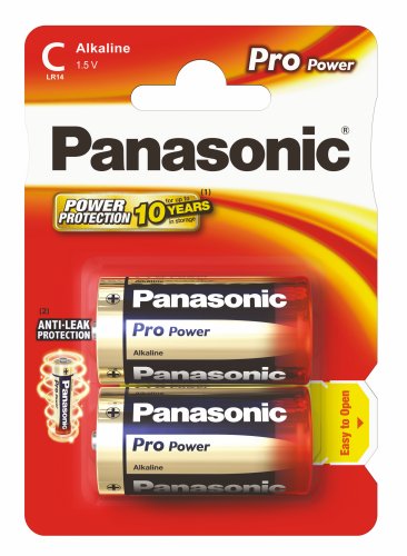 2 x Panasonic Alkaline PRO Power LR14/C (blister) 2 x Panasonic Alkaline PRO Power LR14/C (blister)