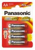 4 x Panasonic Alkaline PRO Power LR6/AA (blister) 4 x Panasonic Alkaline PRO Power LR6/AA (blister)