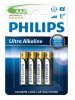 4 x Philips Ultra Alkaline LR03/AAA (blister) 4 x Philips Ultra Alkaline LR03/AAA (blister)