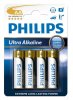 4 x Philips Ultra Alkaline LR6/AA (blister) 4 x Philips Ultra Alkaline LR6/AA (blister)