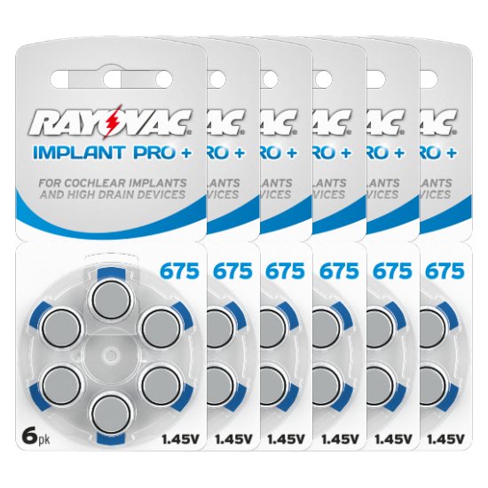 36 x baterie do aparatów słuchowych Rayovac 675 IMPLANT PRO+ MF 36 x baterie do aparatów słuchowych Rayovac 675 IMPLANT PRO+ MF