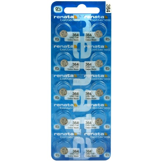 bateria srebrowa mini Renata 364 / SR 621 SW / G1 bateria srebrowa mini Renata 364 / SR 621 SW / G1