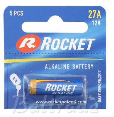 1 x bateria do pilota samochodowego Rocket 27A MN27 1 x bateria do pilota samochodowego Rocket 27A MN27