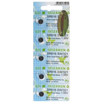 5 x bateria srebrowa mini Seizaiken 321 / SR 616 SW 5 x bateria srebrowa mini Seizaiken 321 / SR 616 SW