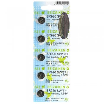 5 x bateria srebrowa mini Seizaiken 371 / 370 / SR 920 SW / G6 5 x bateria srebrowa mini Seizaiken 371 / 370 / SR 920 SW / G6