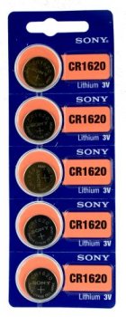 5 x bateria litowa mini Sony CR1620 5 x bateria litowa mini Sony CR1620