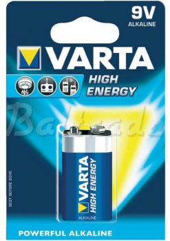 10 x bateria alkaliczna Varta High Energy 6LR61 10 x bateria alkaliczna Varta High Energy 6LR61