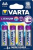 4 x bateria litowa Varta Lithium L91 R6 AA 4 x bateria litowa Varta Lithium L91 R6 AA