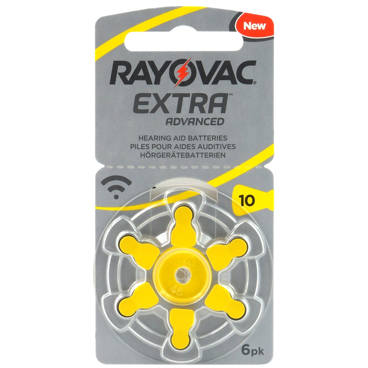 6 x baterie do aparatów słuchowych Rayovac Extra Advanced 10 MF 6 x baterie do aparatów słuchowych Rayovac Extra Advanced 10 MF