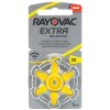 6 x baterie słuchowe Rayovac Extra Advanced 10