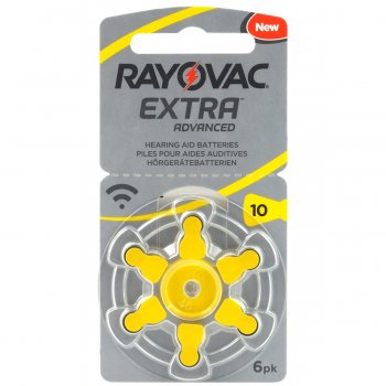 6 x baterie do aparatów słuchowych Rayovac Extra Advanced 10 MF 6 x baterie do aparatów słuchowych Rayovac Extra Advanced 10 MF