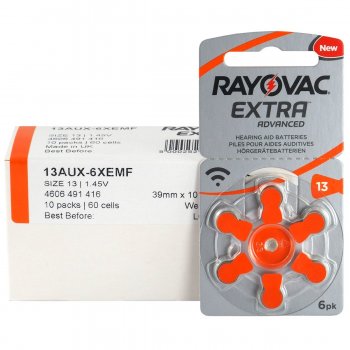 120 x baterie do aparatów słuchowych Rayovac Extra Advanced 13 MF 120 x baterie do aparatów słuchowych Rayovac Extra Advanced 13 MF