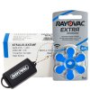 60 x baterie słuchowe Rayovac Extra Advanced 675 + zasobnik na baterie Rayovac