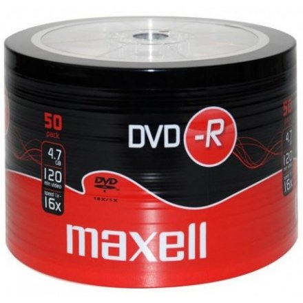 Płyty DVD-R 4,7GB 16X MAXELL SP50 Płyty DVD-R 4,7GB 16X MAXELL SP50