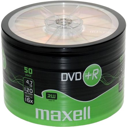 Płyty DVD+R 4,7GB 16X MAXELL SP50 Płyty DVD+R 4,7GB 16X MAXELL SP50