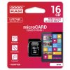 GOODRAM microSDHC 16GB class 10 UHS-I + adapter do SD