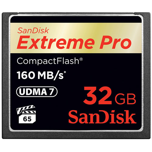 Karta pamięci SanDisk Compact Flash Extreme PRO 32GB (CF) 160MB/s 1067x Karta pamięci SanDisk Compact Flash Extreme PRO 32GB (CF) 160MB/s 1067x