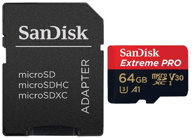 Karta pamięci SanDisk micro SDXC 64GB Extreme PRO 667x 100/90MB/s UHS-I U3 V30 A1 Karta pamięci SanDisk micro SDXC 64GB Extreme PRO 667x 100/90MB/s UHS-I U3 V30 A1