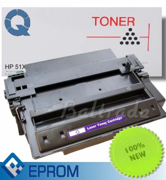 Toner HP 51X P3005 M3027 LJ BLACK Q7551X Toner HP 51X P3005 M3027 LJ BLACK Q7551X