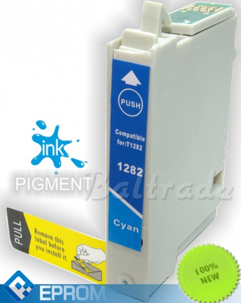 Tusz Epson 125 T1282 Cyan 11 ml (C13T12824010) Tusz Epson 125 T1282 Cyan 11 ml (C13T12824010)