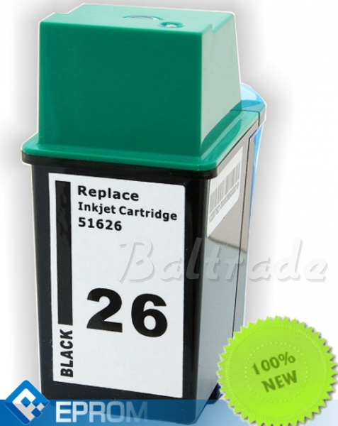 Tusz HP 26 Black 40 ml (51626AE) Tusz HP 26 Black 40 ml (51626AE)