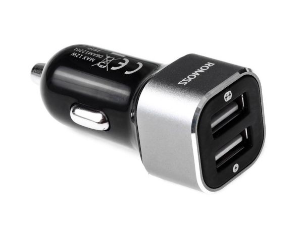 ładowarka USB samochodowa ROMOSS AM12 2,4A z dwoma gniazdami ładowarka USB samochodowa ROMOSS AM12 2,4A z dwoma gniazdami