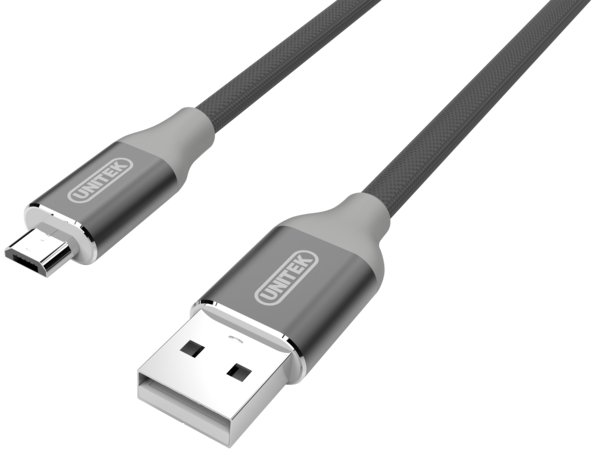 kabel micro USB 100cm Unitek Premium Y-C4026GY do szybkiego ładowania i przesyłania danych kabel micro USB 100cm Unitek Premium Y-C4026GY do szybkiego ładowania i przesyłania danych