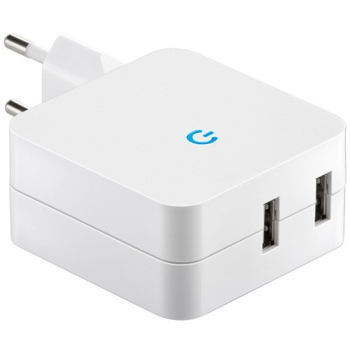 ładowarka USB sieciowa z dwoma gniazdami 4,1A GOOBAY 67930 ładowarka USB sieciowa z dwoma gniazdami 4,1A GOOBAY 67930