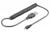spiralny kabel micro USB 1m Goobay spiralny kabel micro USB 1m Goobay