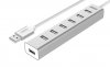 Hub USB 2.0 7-portowy Unitek Y-2183 z zasilaczem Hub USB 2.0 7-portowy Unitek Y-2183 z zasilaczem