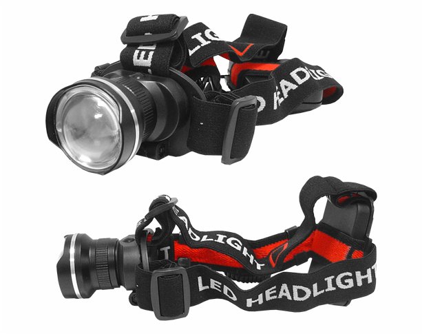 diodowa latarka czołowa Tiross TS-1103 z diodą 7W Cree XR-E Q5 diodowa latarka czołowa Tiross TS-1103 z diodą 7W Cree XR-E Q5