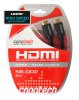 Kabel nylonowy Conotech HDMI-HDMI 2m GOLD (1.4) High Speed /w Ethernet