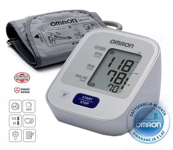 Ciśnieniomierz OMRON M2 CLASSIC + zasilacz Ciśnieniomierz OMRON M2 CLASSIC + zasilacz