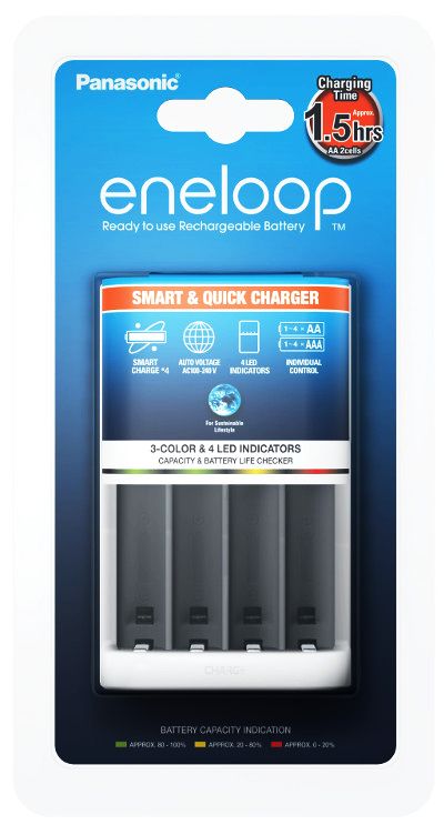 Ładowarka Panasonic Eneloop BQ-CC55 Ładowarka Panasonic Eneloop BQ-CC55